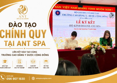 Học spa Vũng Tàu chuẩn chính quy tại Học viện đào tạo ANT SPA