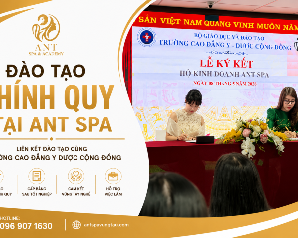 Học spa Vũng Tàu chuẩn chính quy tại Học viện đào tạo ANT SPA